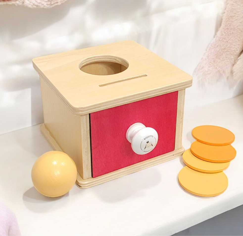 2 in 1 Wooden Permanence Box - Permanence Box with Drawer