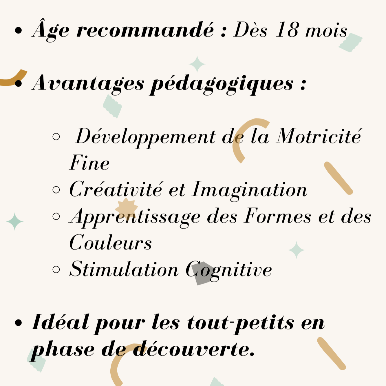 Ecrous et boulons à visser en bois - jeu d'assemblage - Biquette Biquette