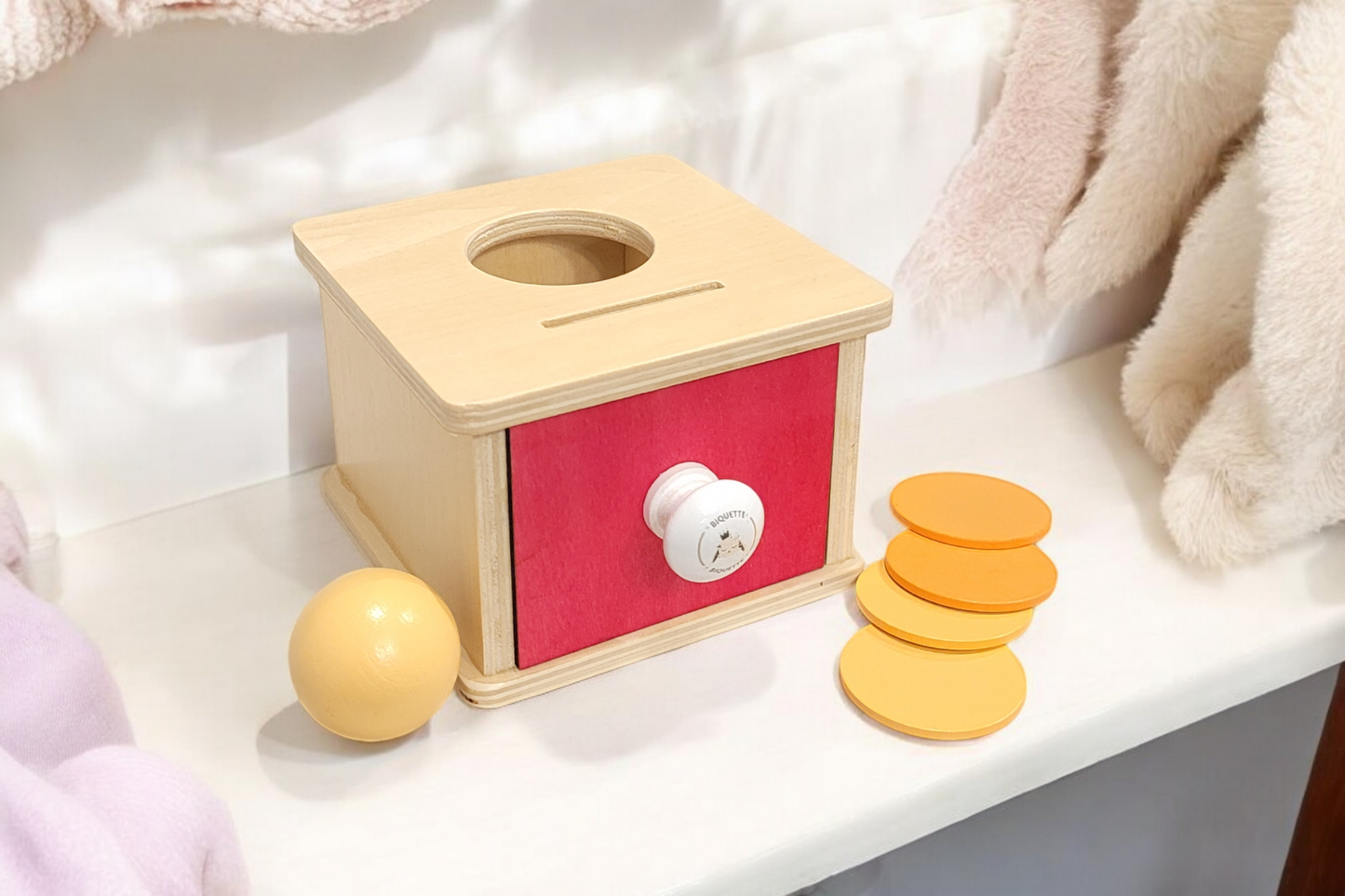 2 in 1 Wooden Permanence Box - Permanence Box with Drawer