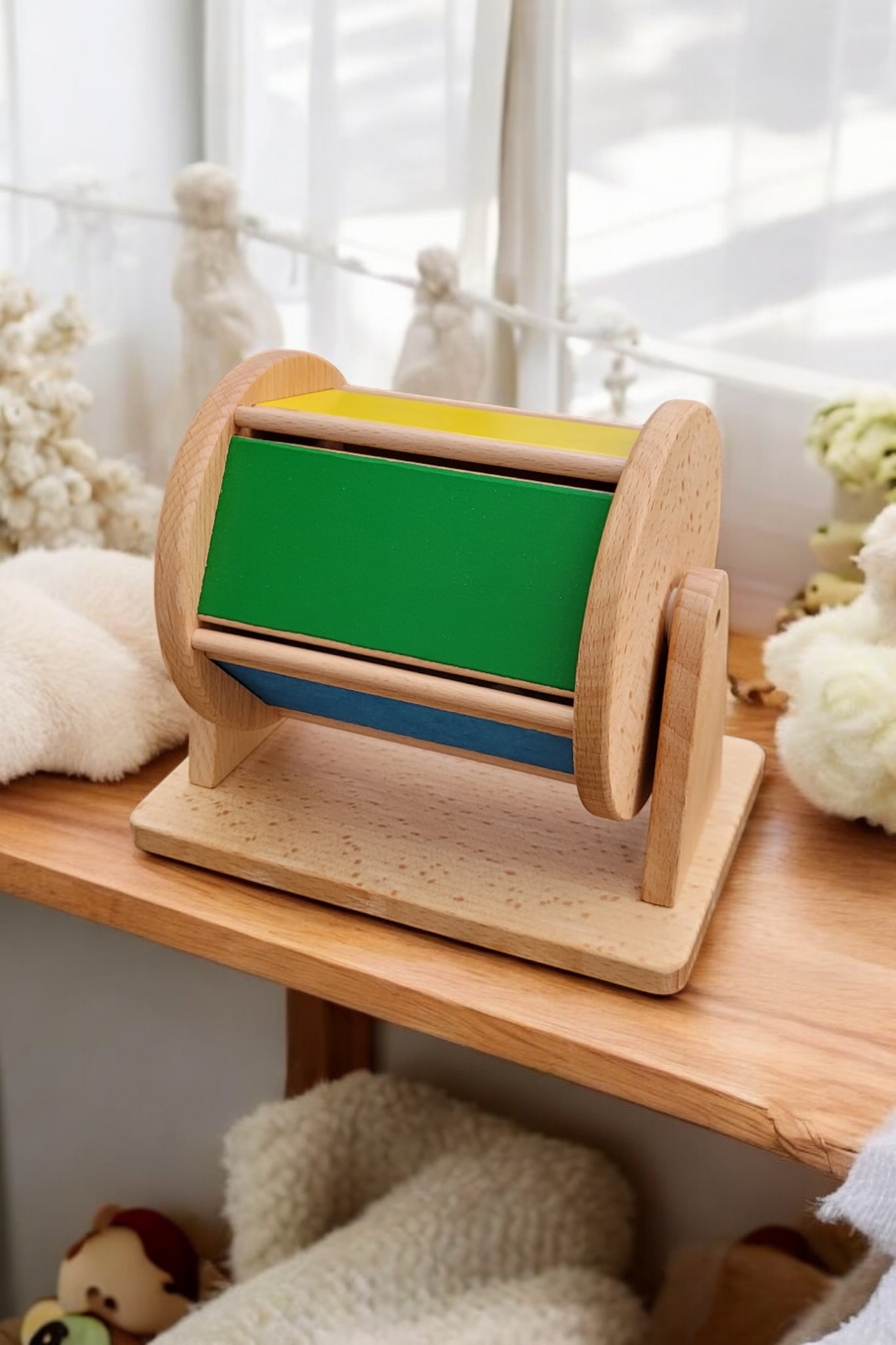 Tambour Rotatif Montessori - Cylindre rotatif- spinning drum