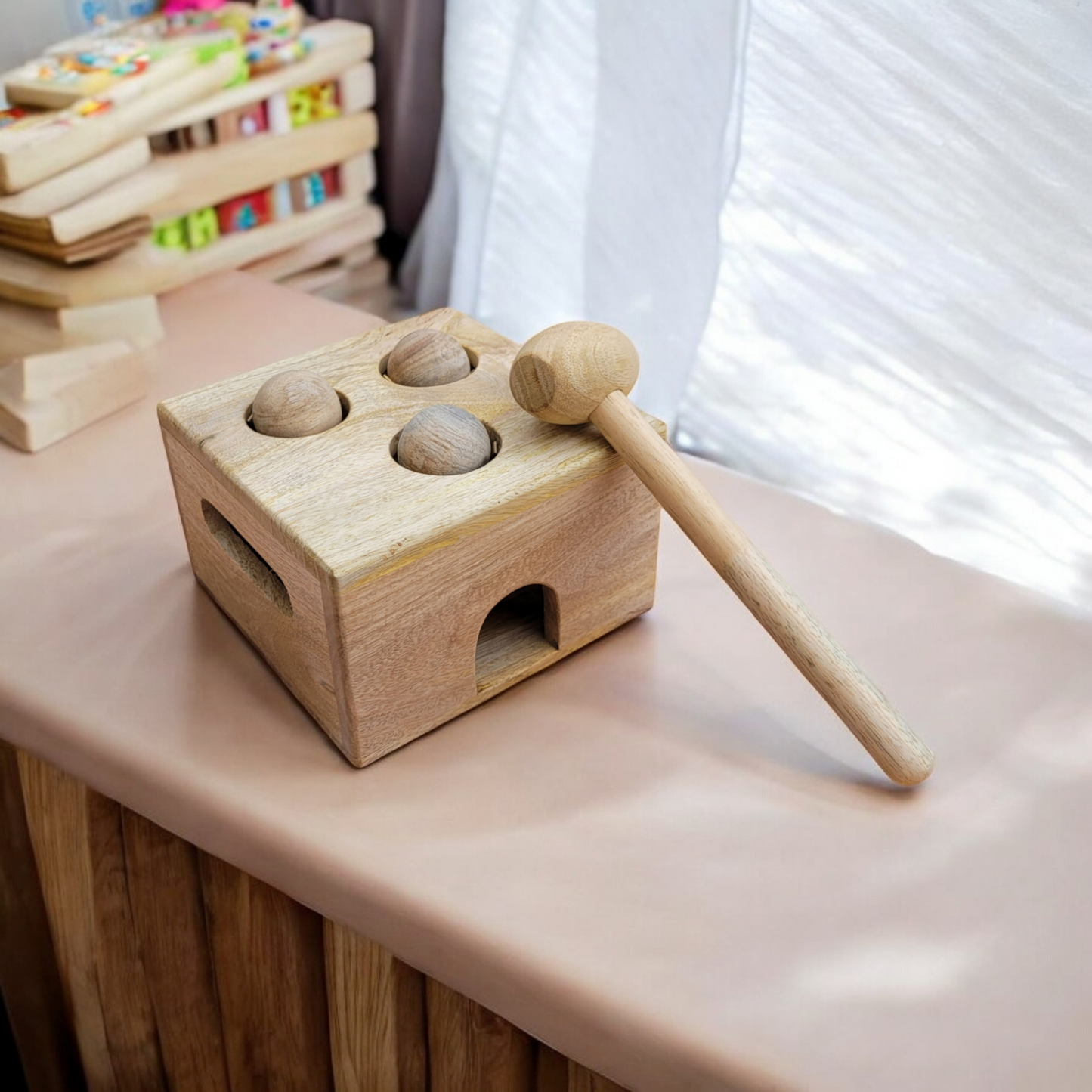 Caisson à marteau en bois - Biquette Biquette