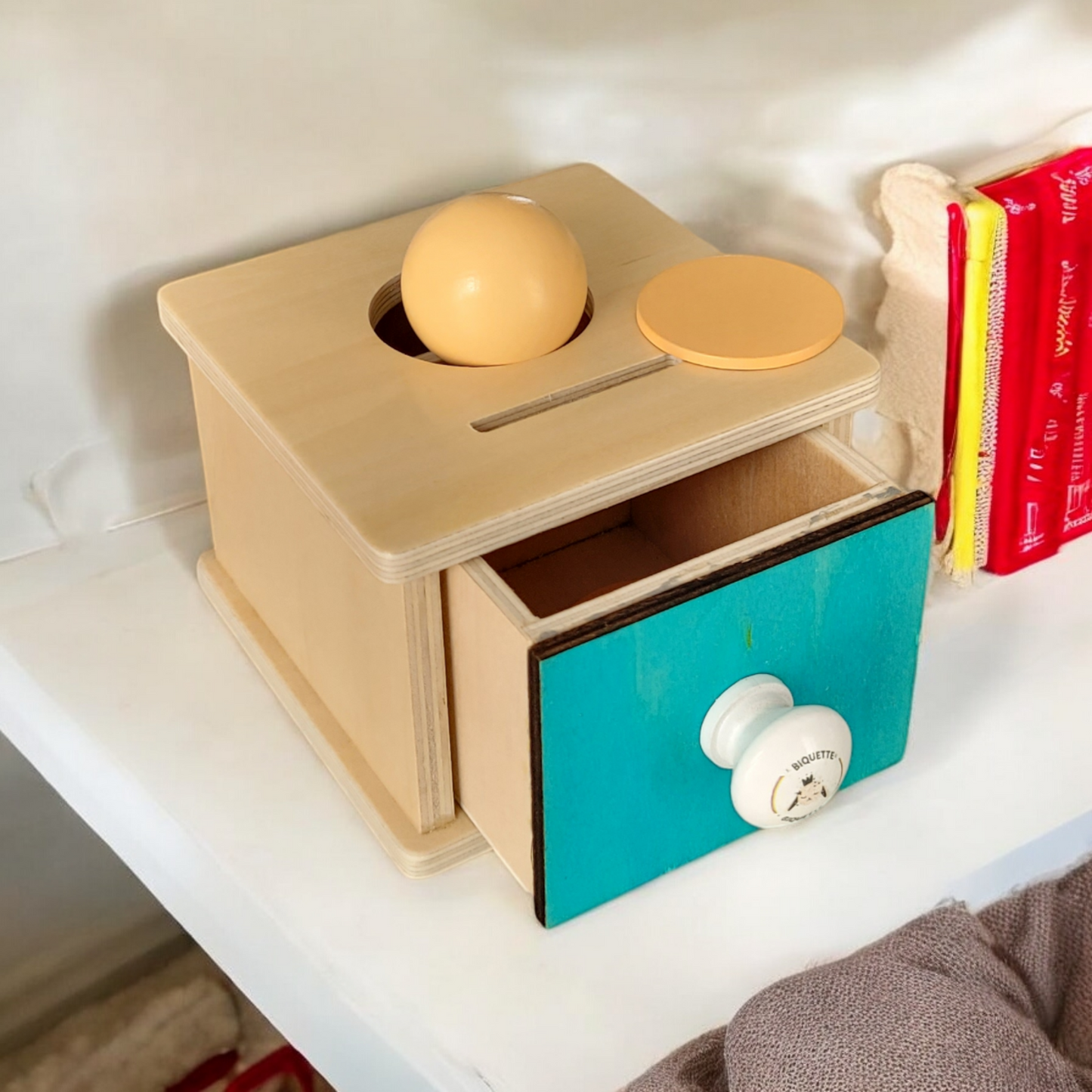 2 in 1 Wooden Permanence Box - Permanence Box with Drawer