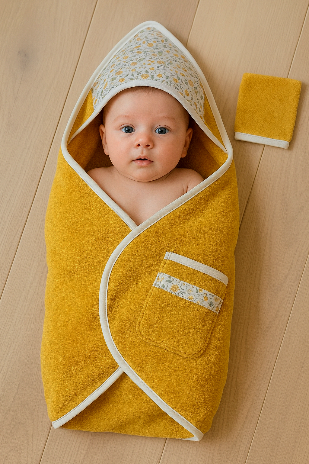 Cape de bain bébé biche - Biquette Biquette