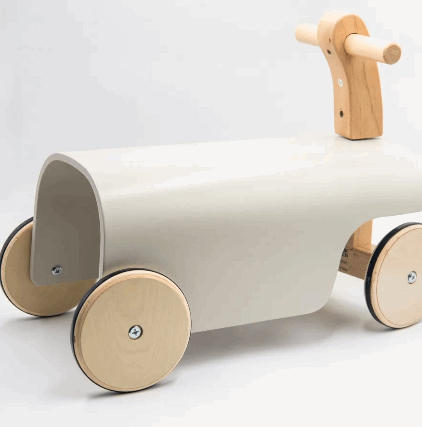 Véhicule porteur en bois - trotteur pour bébé - chariot de marche - Biquette Biquette