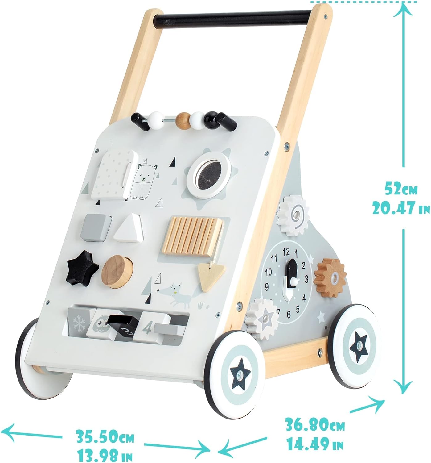 Trotteur multi-fonctions en bois