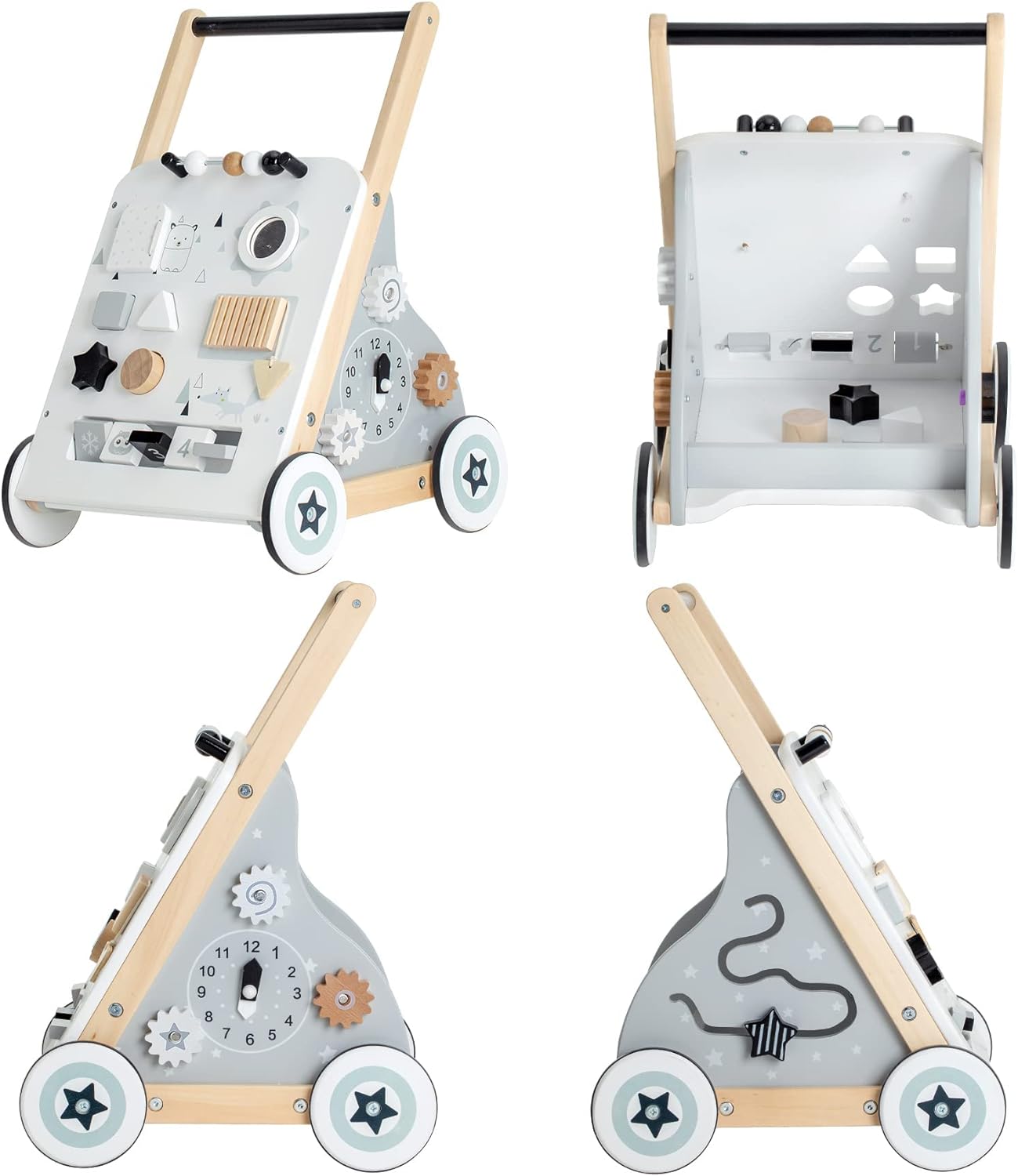 Trotteur multi-fonctions en bois
