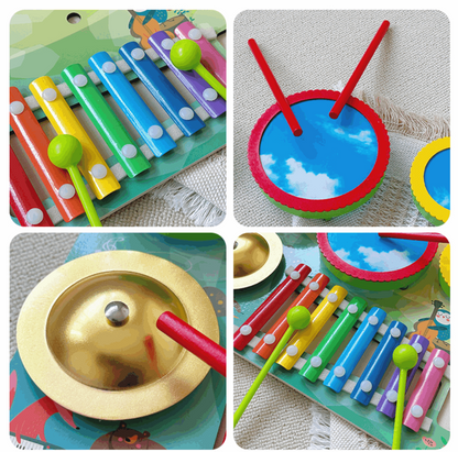 Plateforme musicale en bois - instrument de musique pour enfant