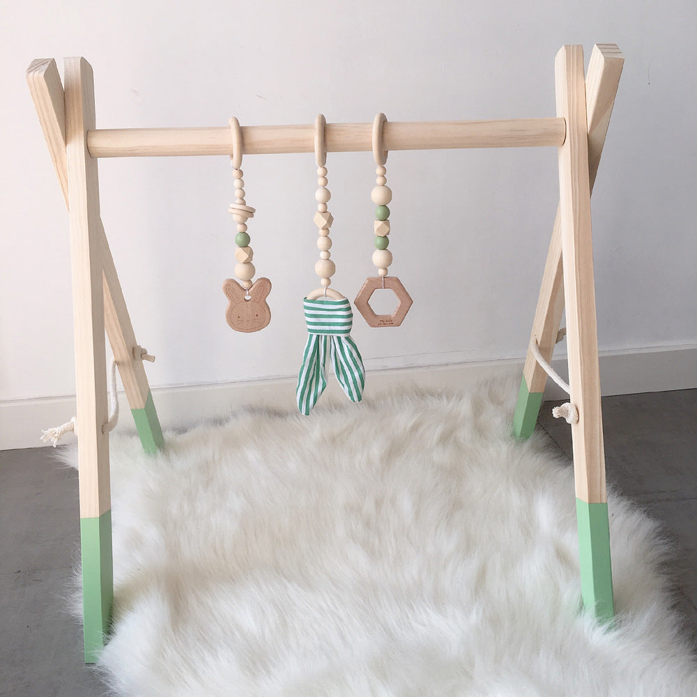 Arche / Portique d'éveil bébé en bois montessori 👶 5 suspensions à  personnaliser - Fait main avec ♥︎ | Beebs