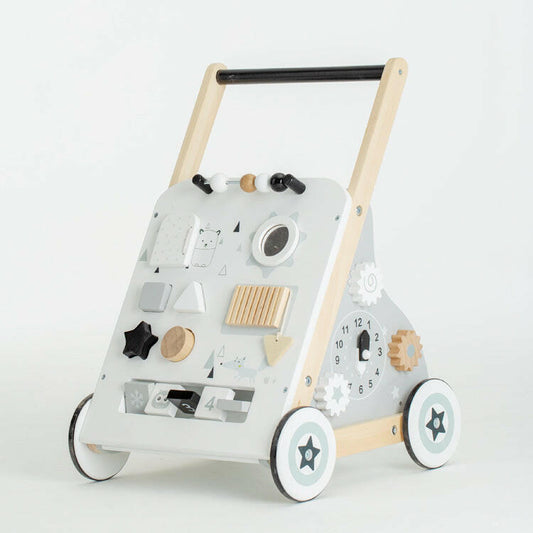 Trotteur en bois - chariot bois bébé - chariot de marche