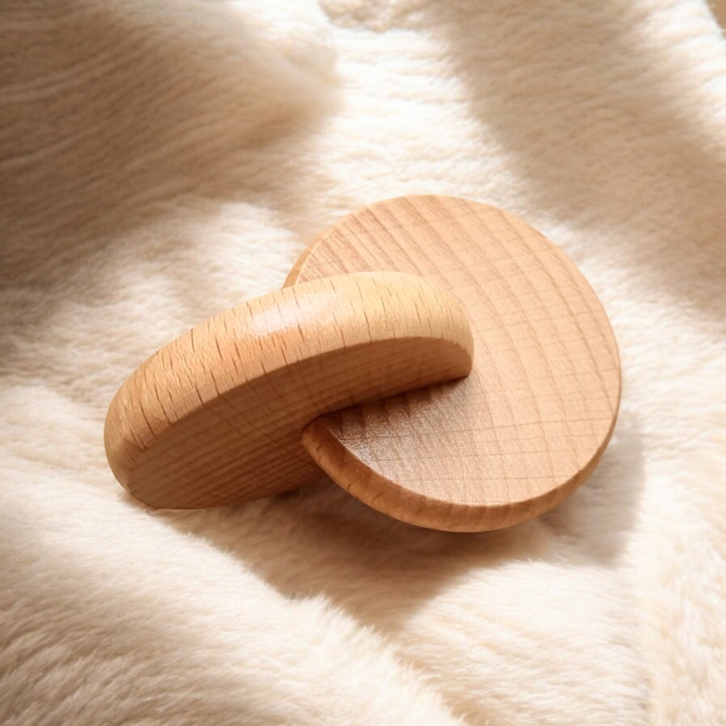 Coffret 3-6 mois – Jouets sensoriels en bois et tissu stimulants pour Bébé - Biquette Biquette
