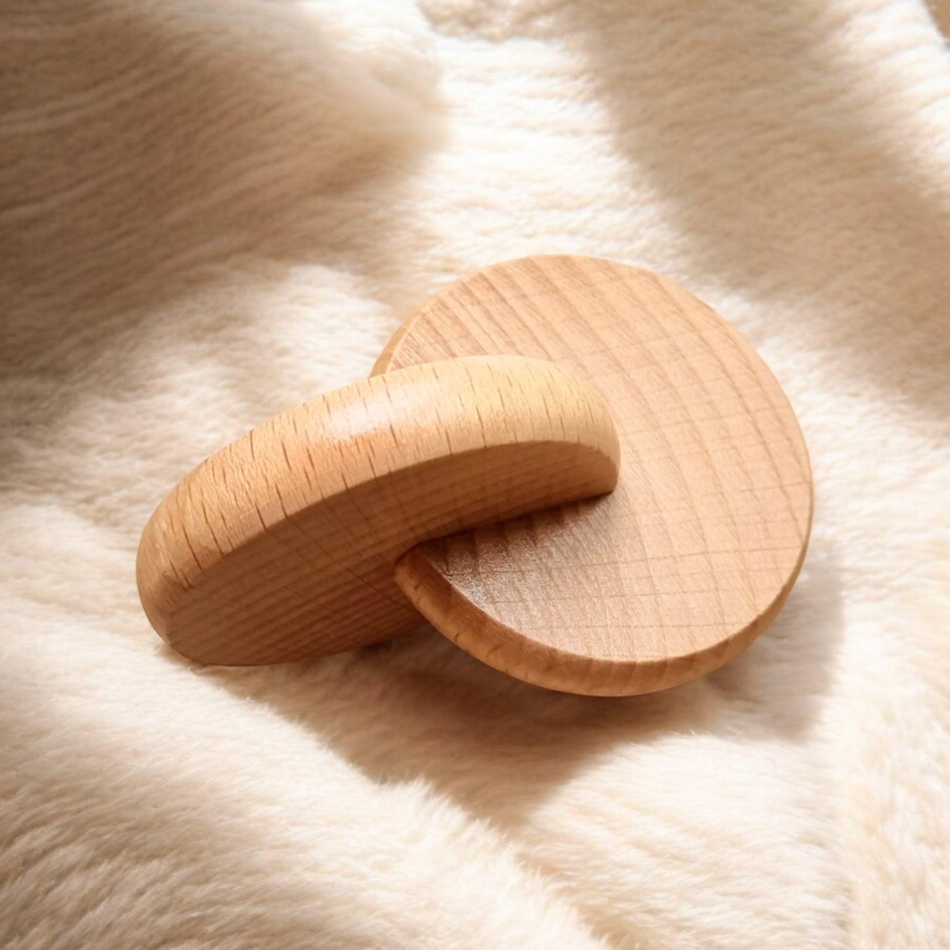 Coffret 3-6 mois – Jouets sensoriels en bois et tissu stimulants pour Bébé - Biquette Biquette