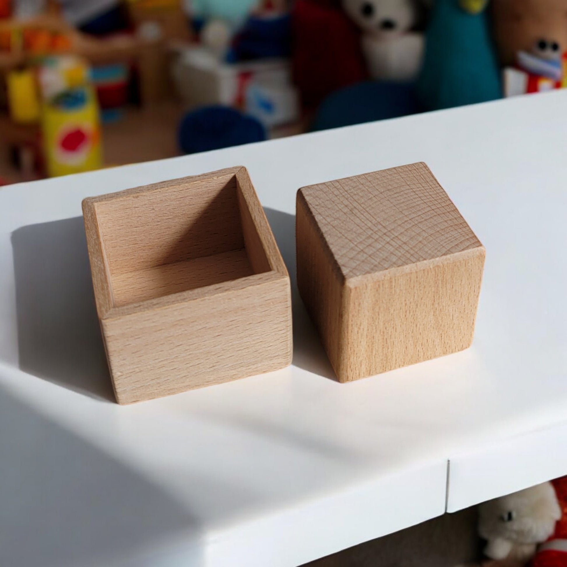Coffret 9-12 mois une tour/une voiture/mini puzzle - Biquette Biquette