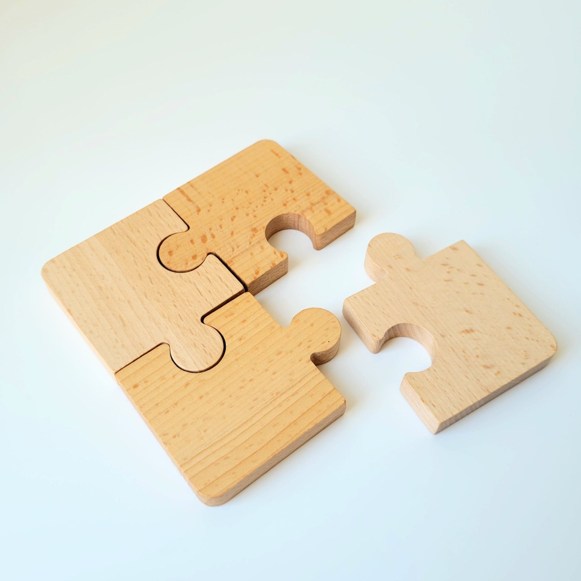 Coffret 9-12 mois une tour/une voiture/mini puzzle - Biquette Biquette