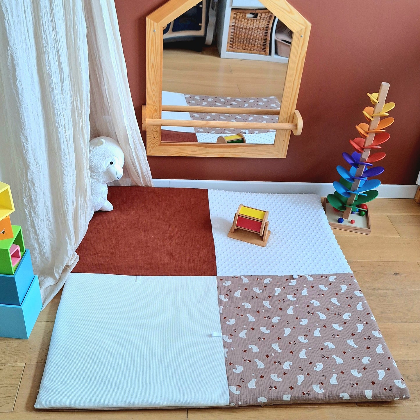 Tapis d'éveil nomade - tapis d'éveil sensoriel