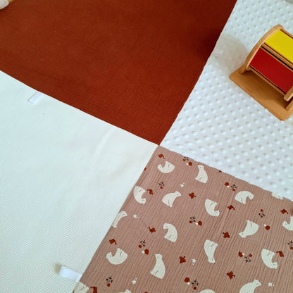 Tapis d'éveil nomade - tapis d'éveil sensoriel