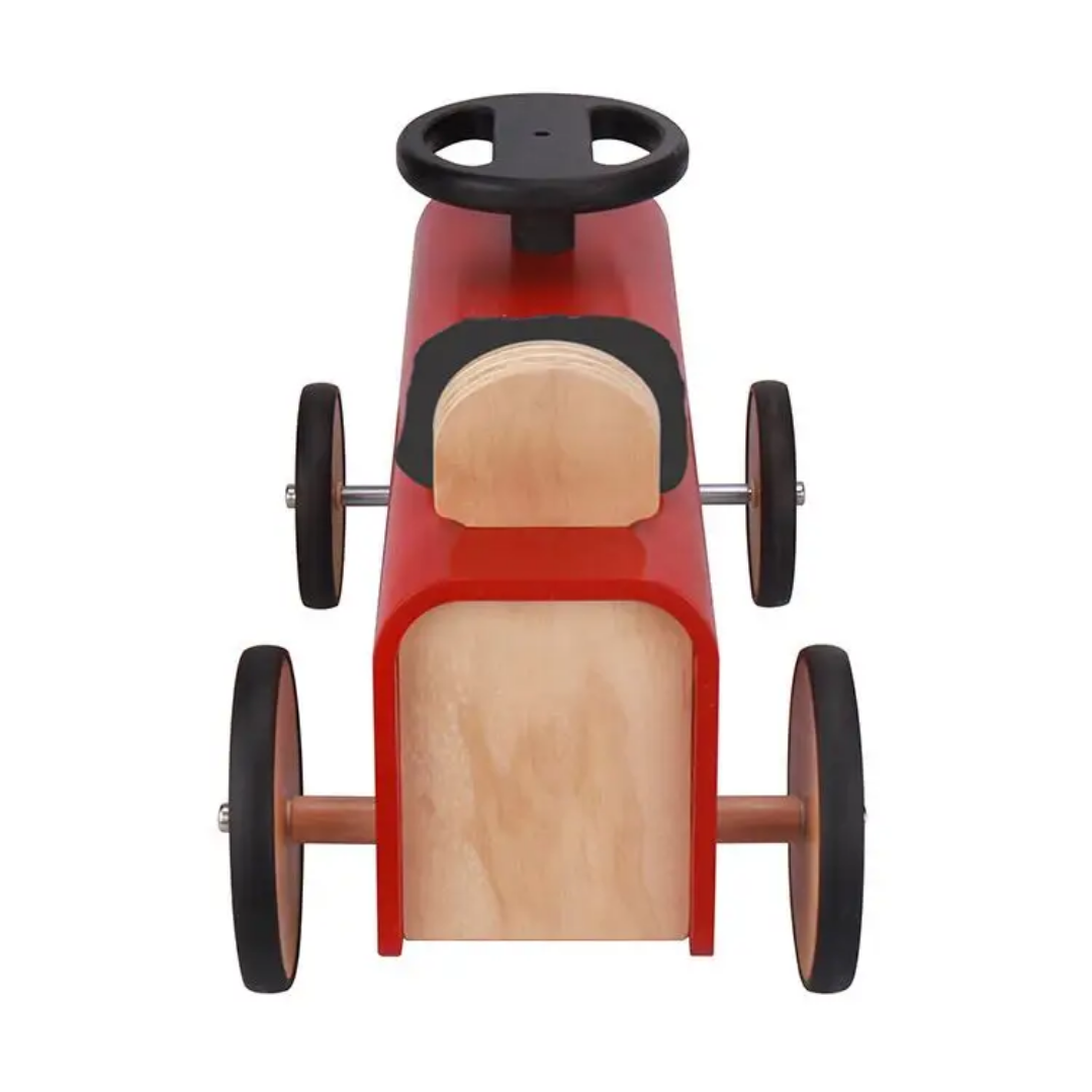 Draisienne évolutive bois - trotteur pousseur, chariot de marche bebe