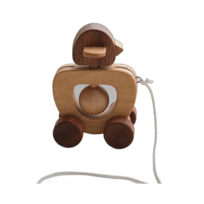 Minis véhicules en bois (animaux)