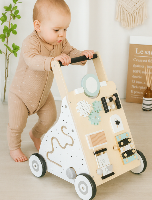 Trotteur multi-fonctions en bois