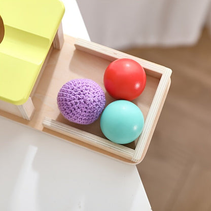 Boîte de permanence Montessori Avec plateau et balle – Jeu d’éveil sensoriel dès 12 mois