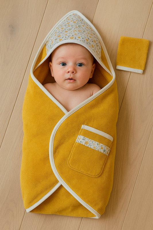 Cape de bain bébé biche - Biquette Biquette